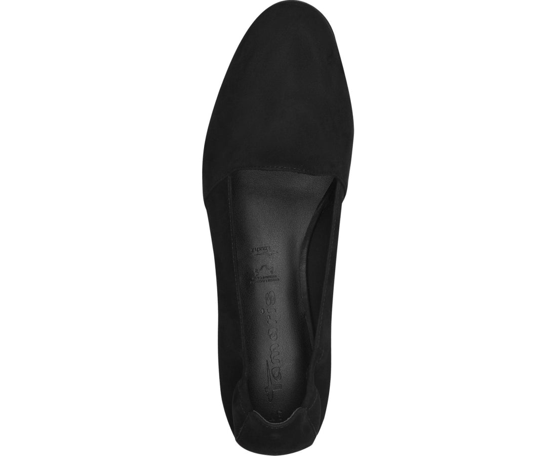 black casual closed slipper