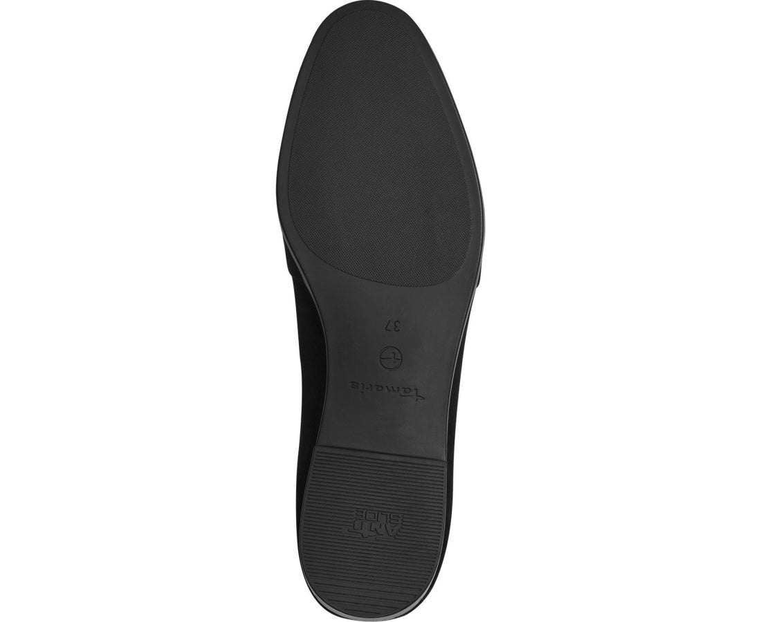 black casual closed slipper