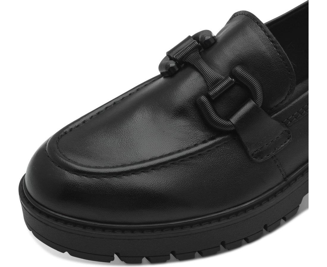 black casual closed slipper