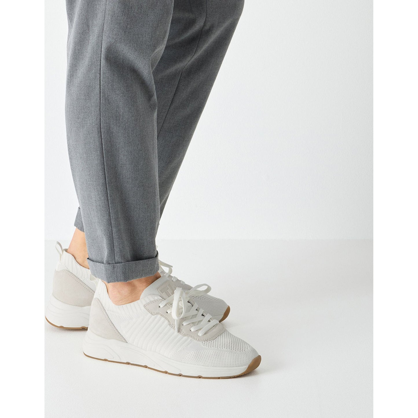 Men's White Fashion Sneakers