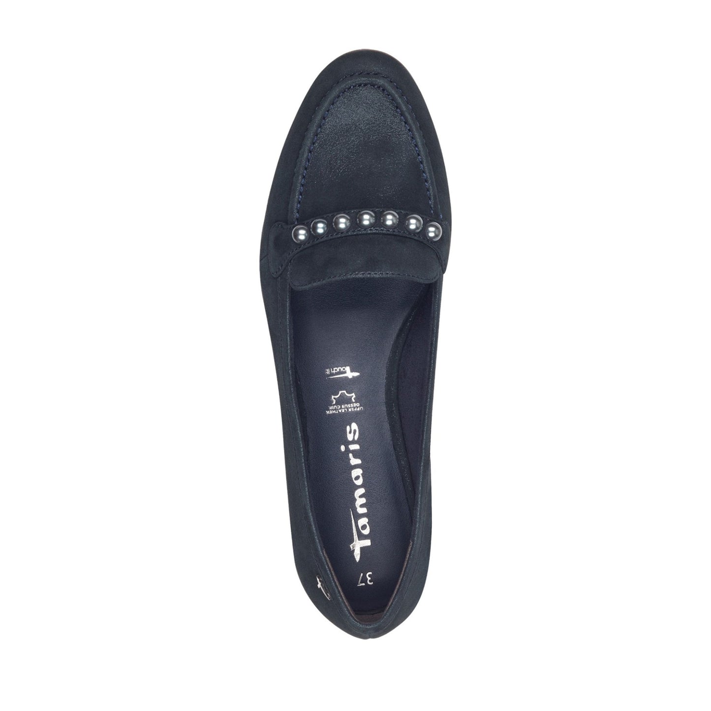 Women's Blue Moccasins