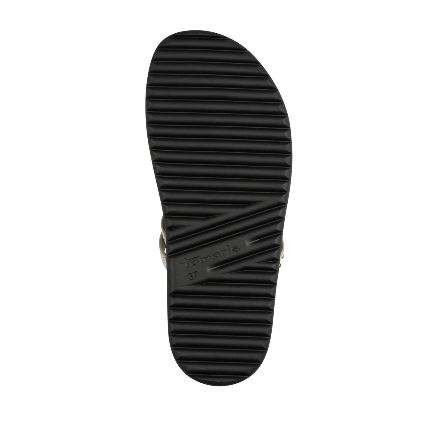 Women's Gold Open-Toe Slippers