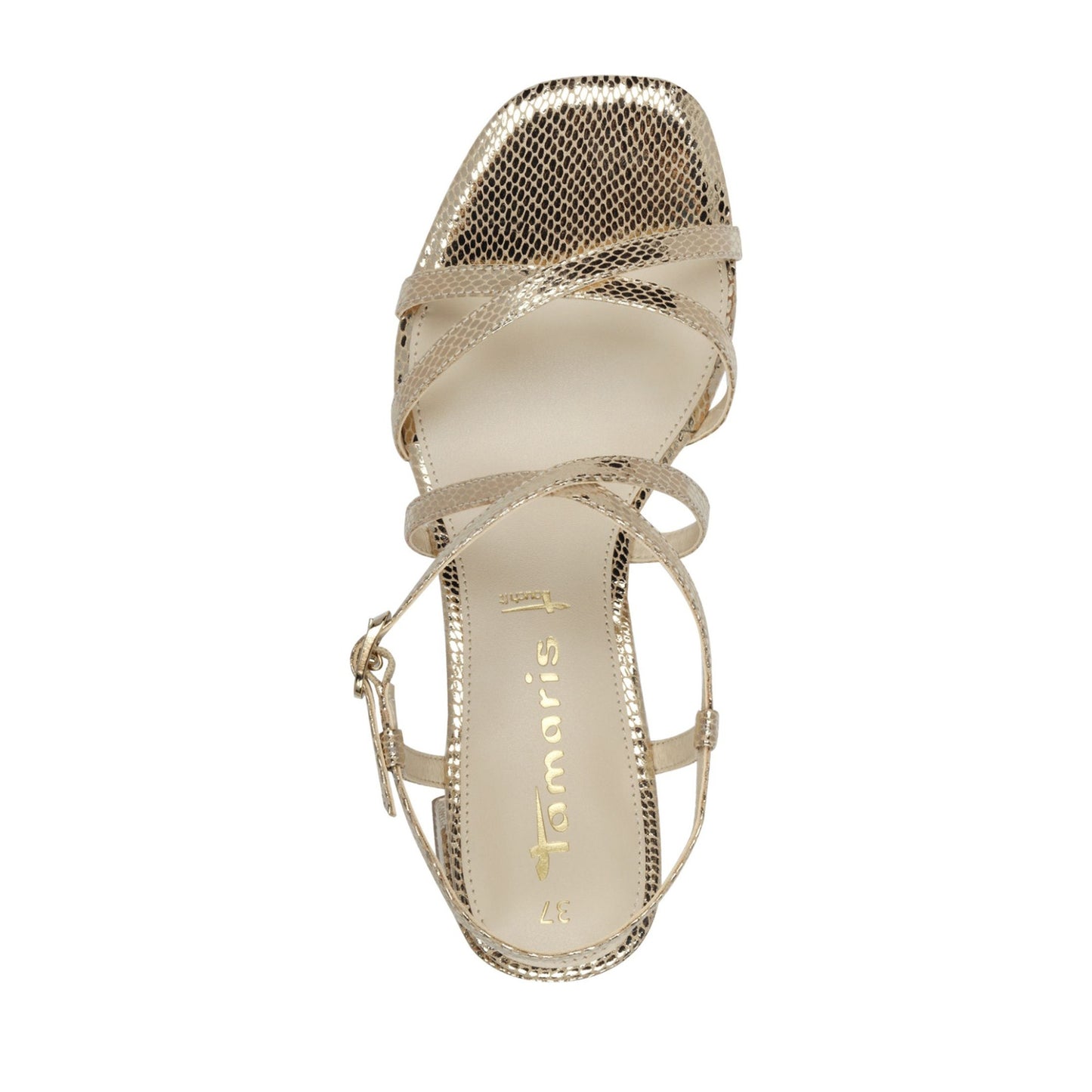 Women's Gold Dress Sandals