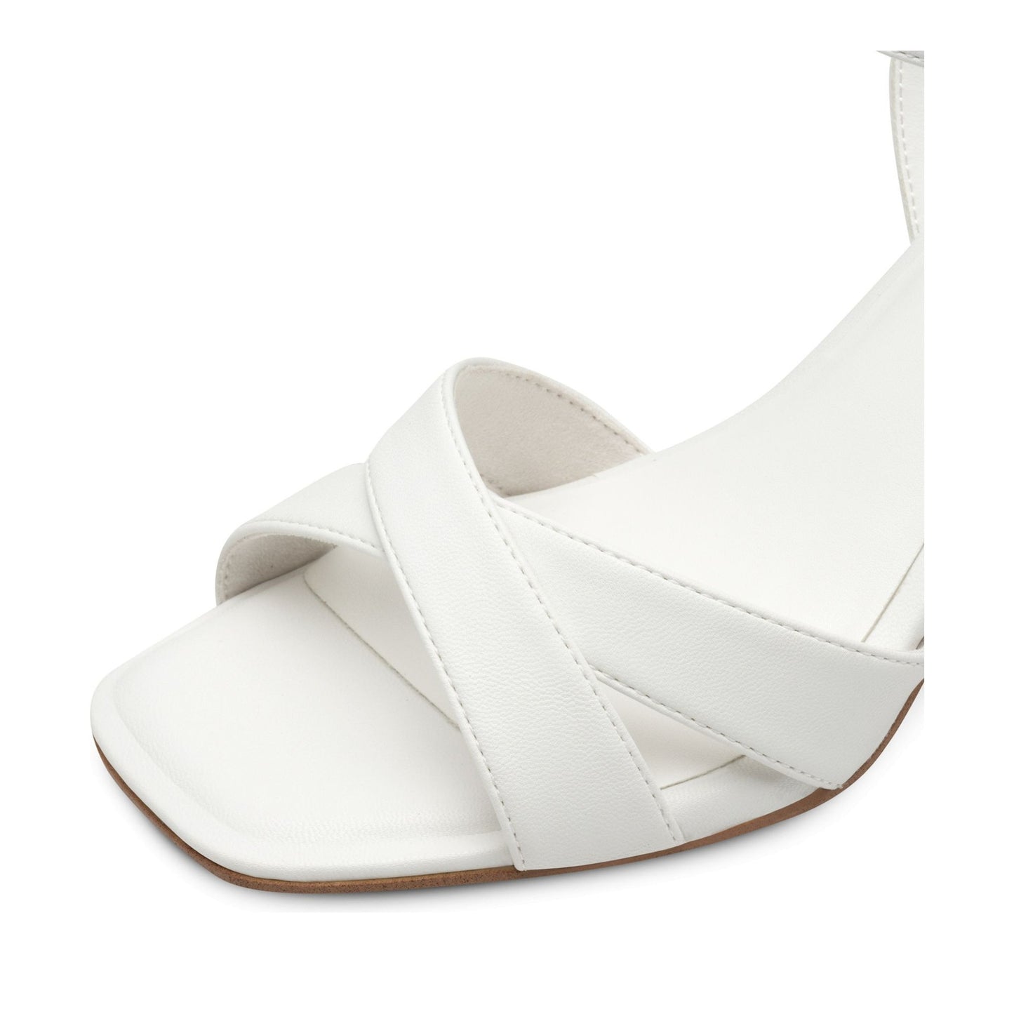 Women's White Open-Toe Sandals