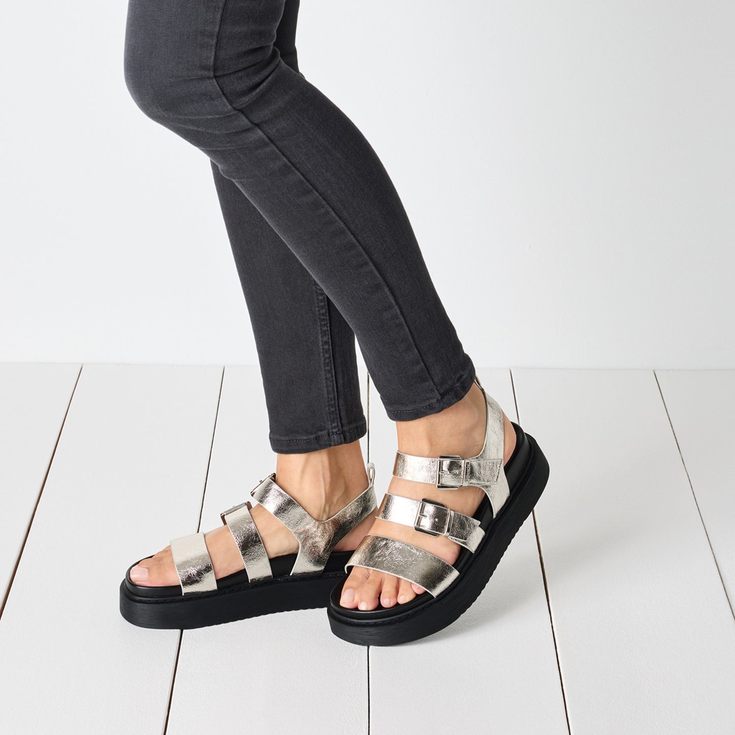 Women's Gray Sandals