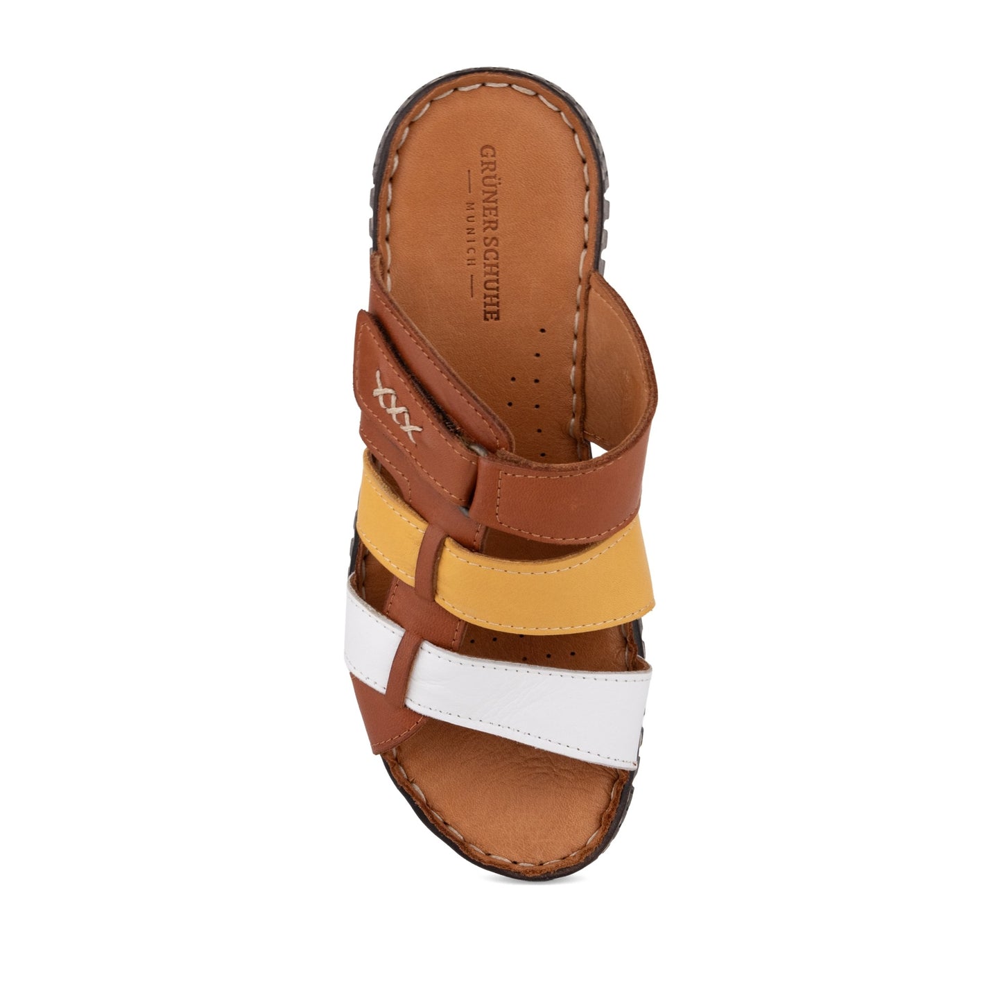 Women's Multicolor Open-Toe Slippers
