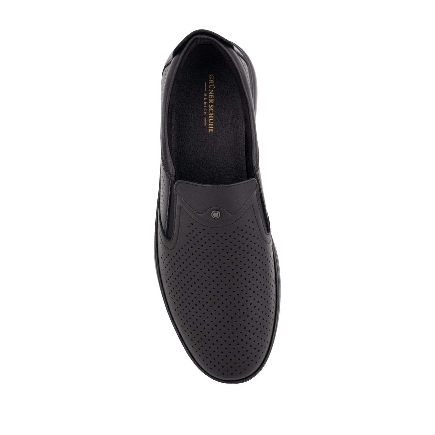 Men's Black Wedge Fashion Sneakers