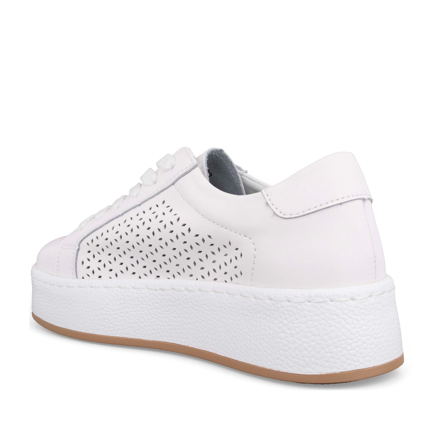 Women's White Wedge Fashion Sneakers