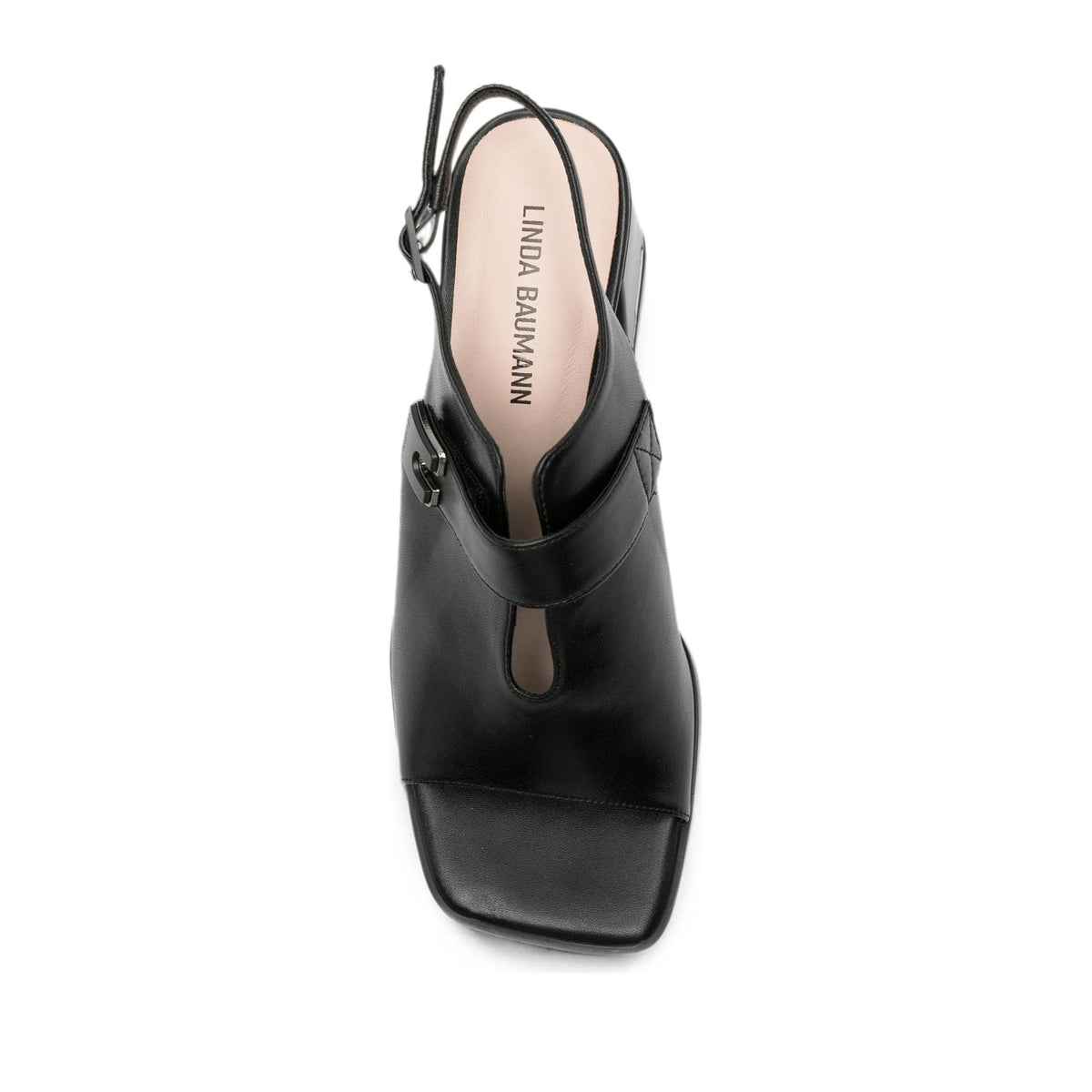 Women's Black Dress Open-Toe Sandals