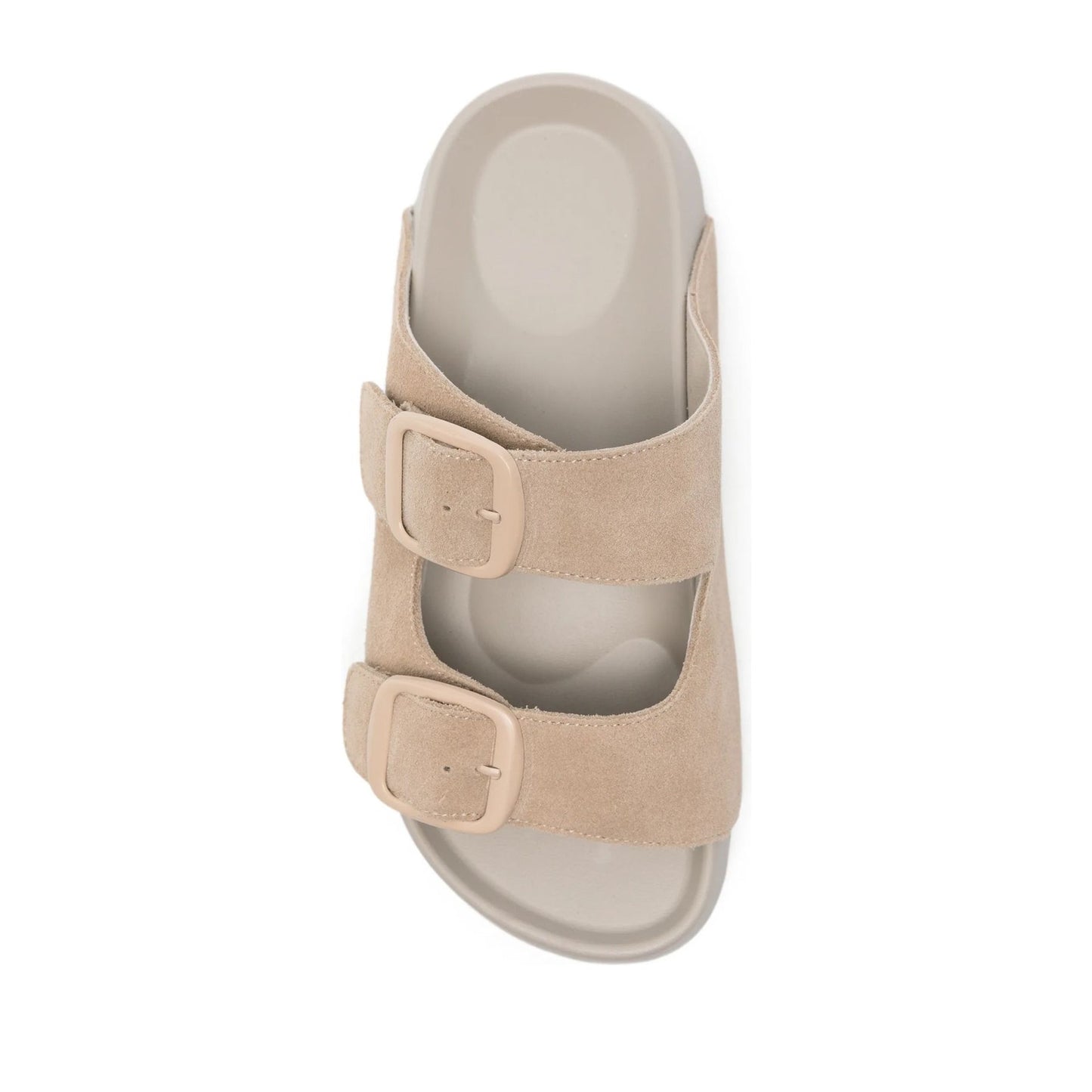 Women's Gray Wedge Open-Toe Slippers