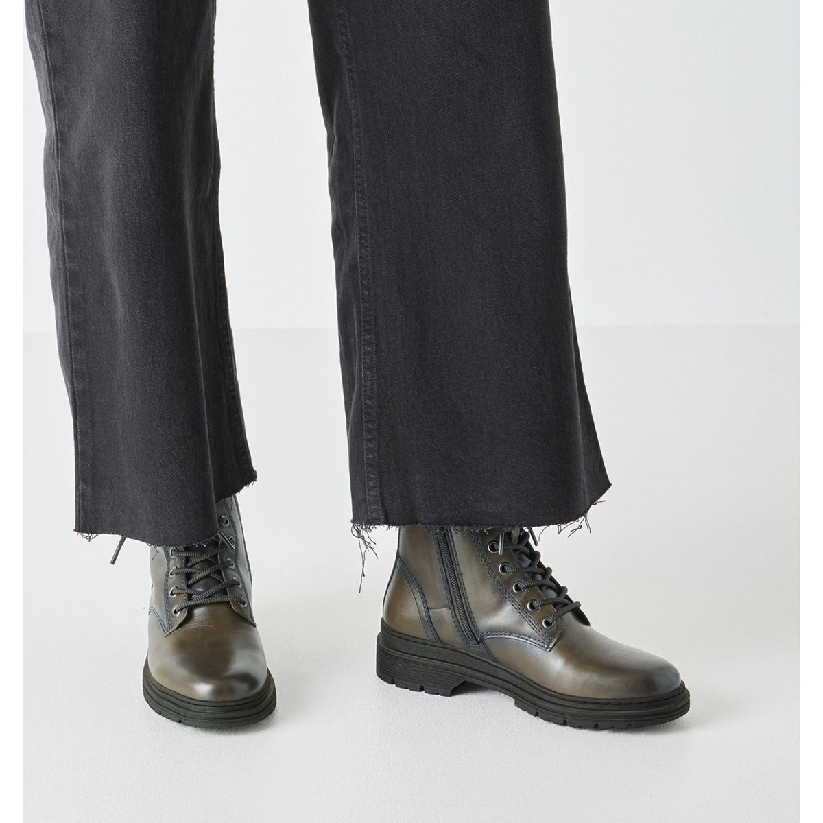 Women's Green Ankle Boots
