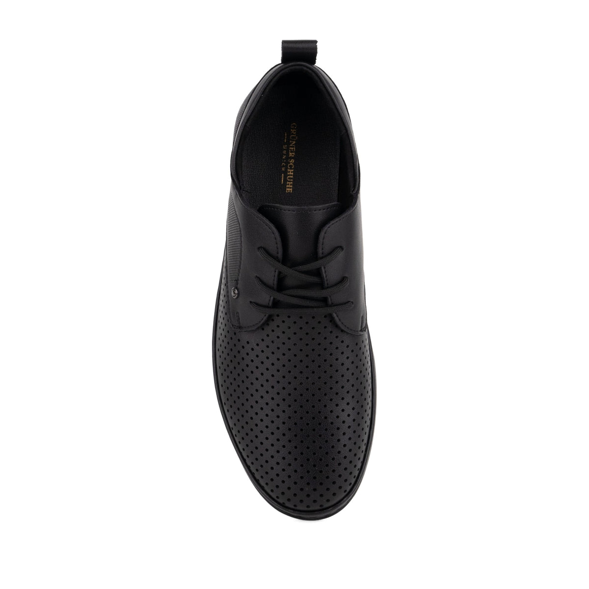 Men's Black Wedge Fashion Sneakers