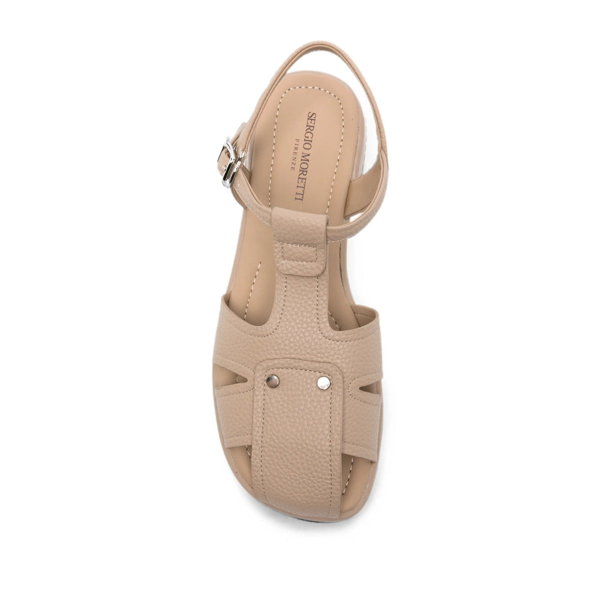 Women's Beige Open-Toe Sandals