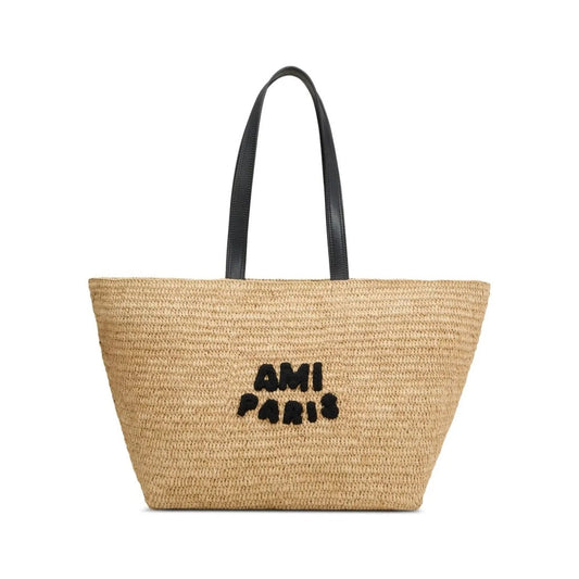raffia tote bag