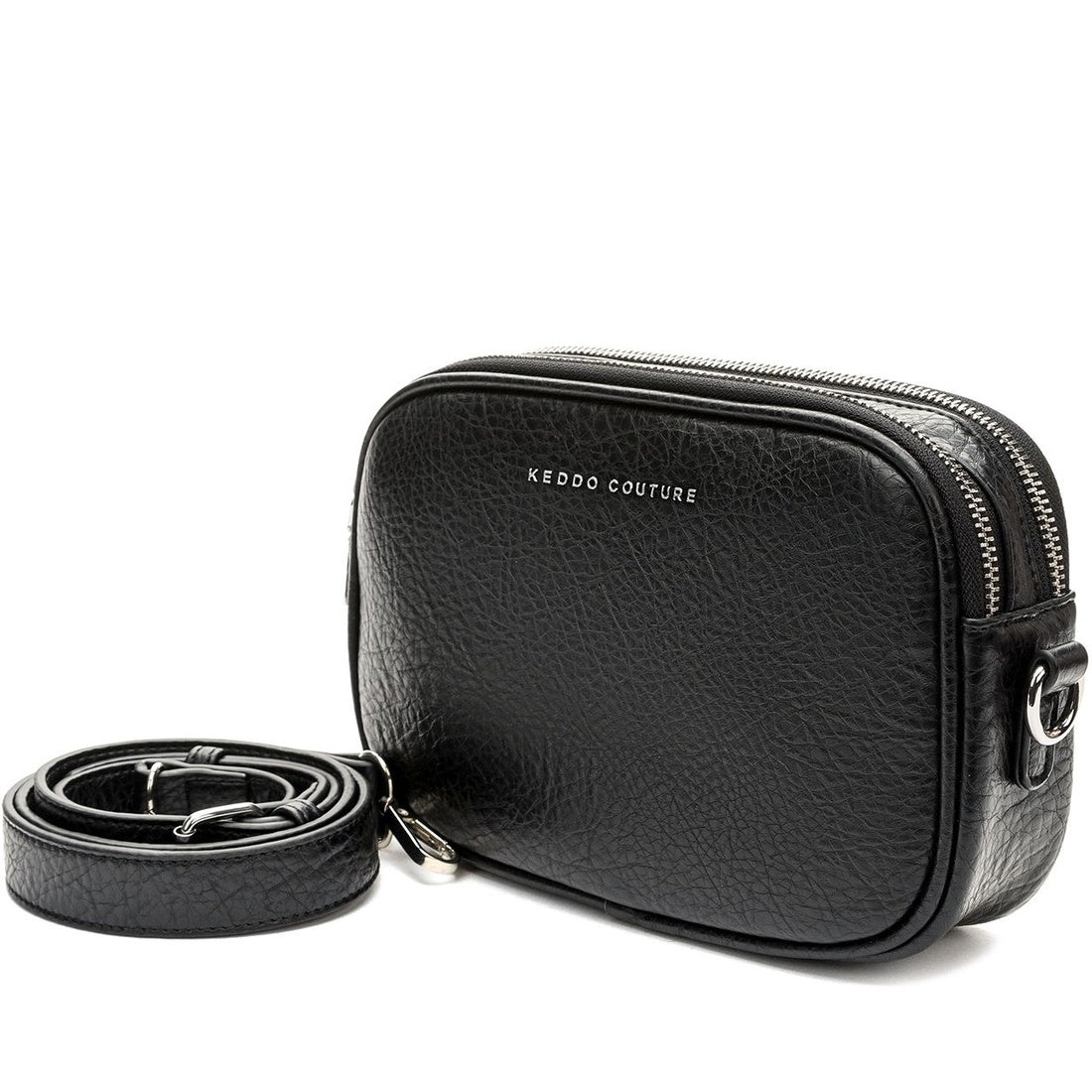 black casual crossbody