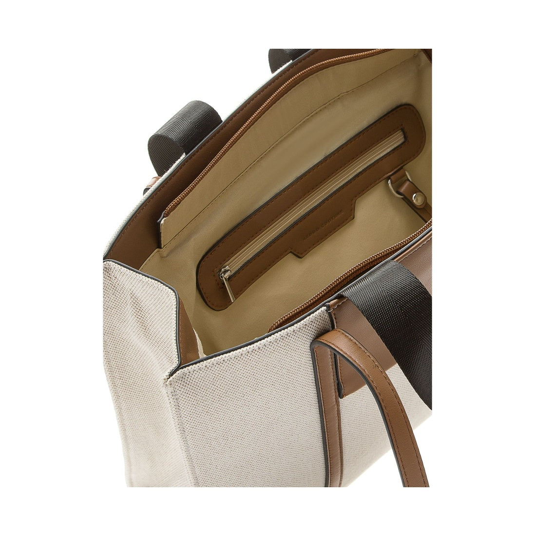 beige casual tote bag