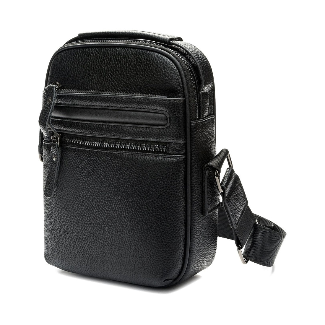 black casual crossbody