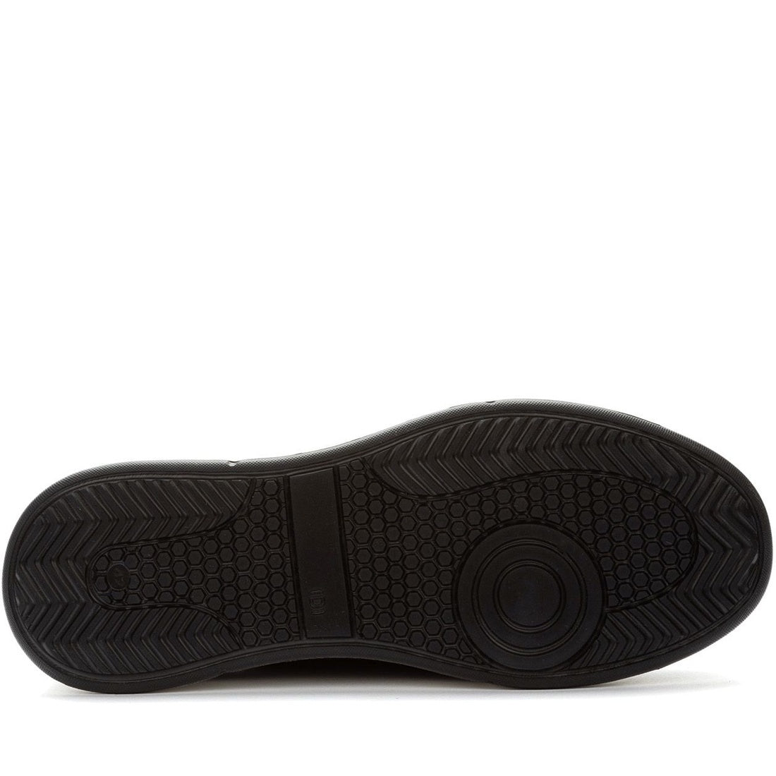 black casual closed sneakers