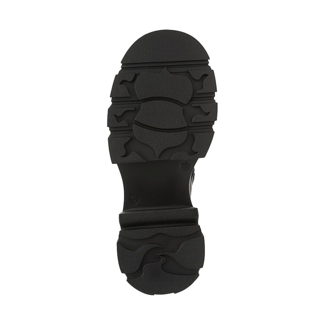 black casual closed booties