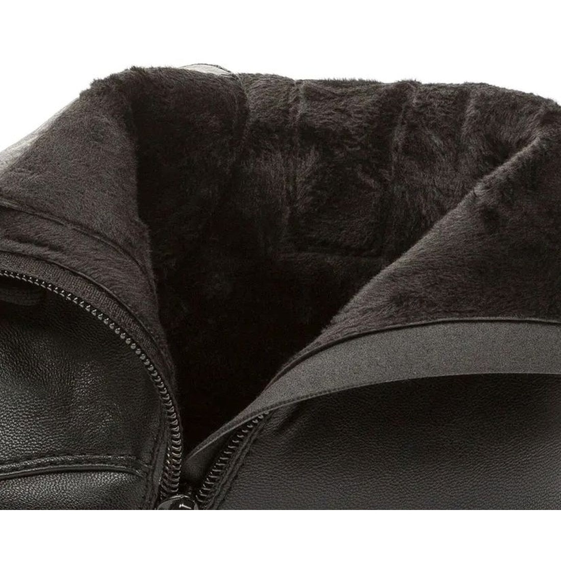 black casual closed booties