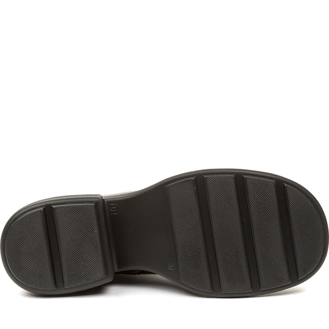 black casual closed booties