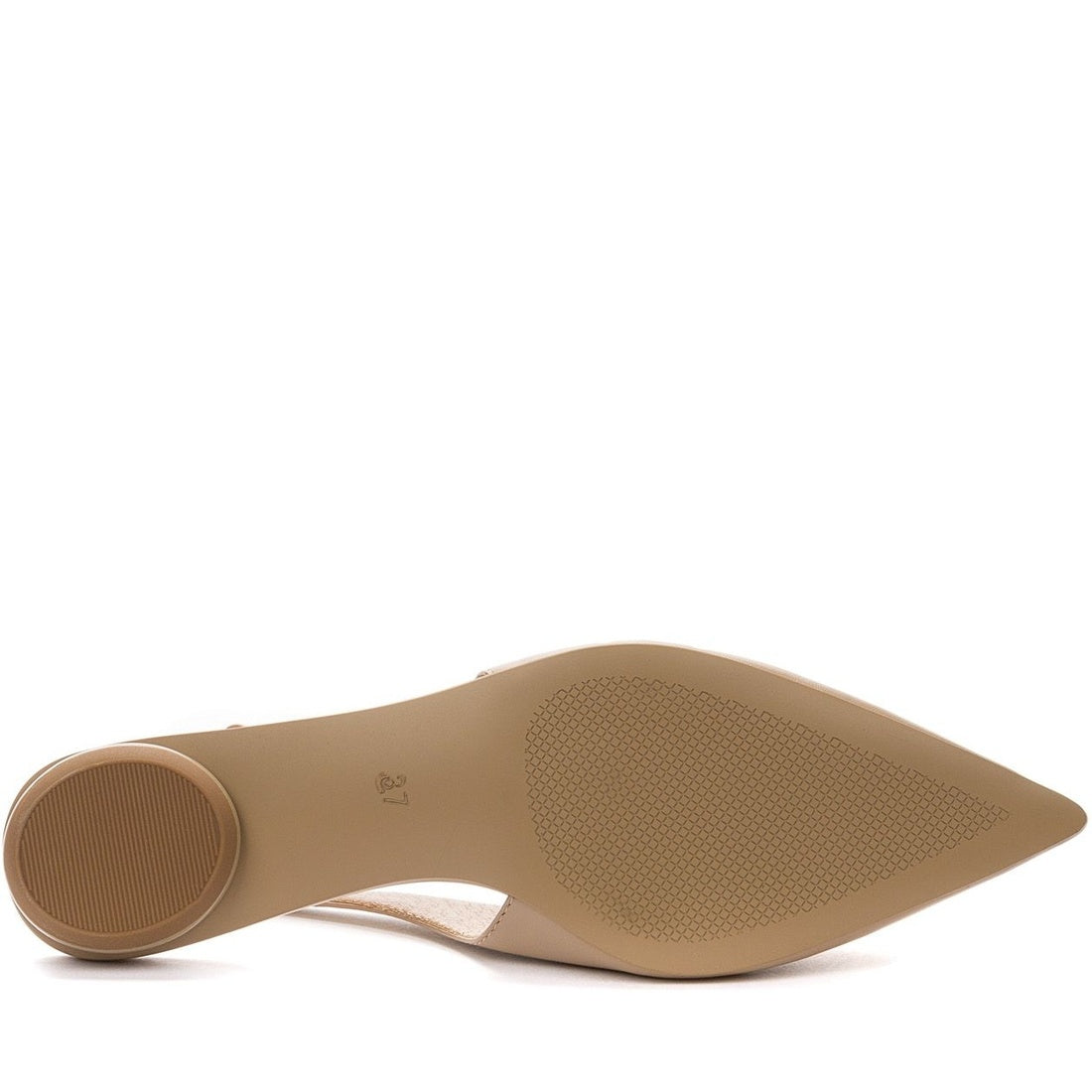 beige elegant part-open sandals