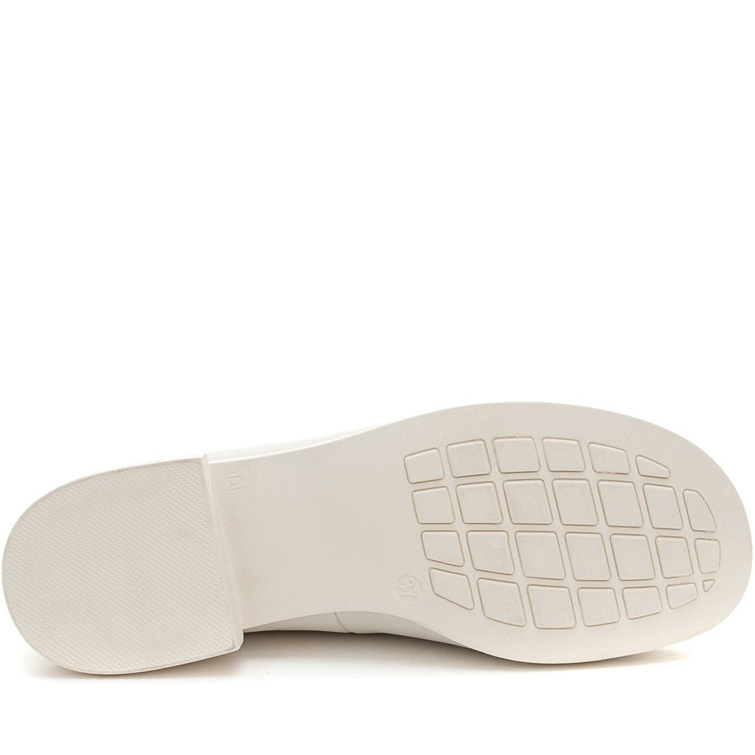 white casual closed loafers