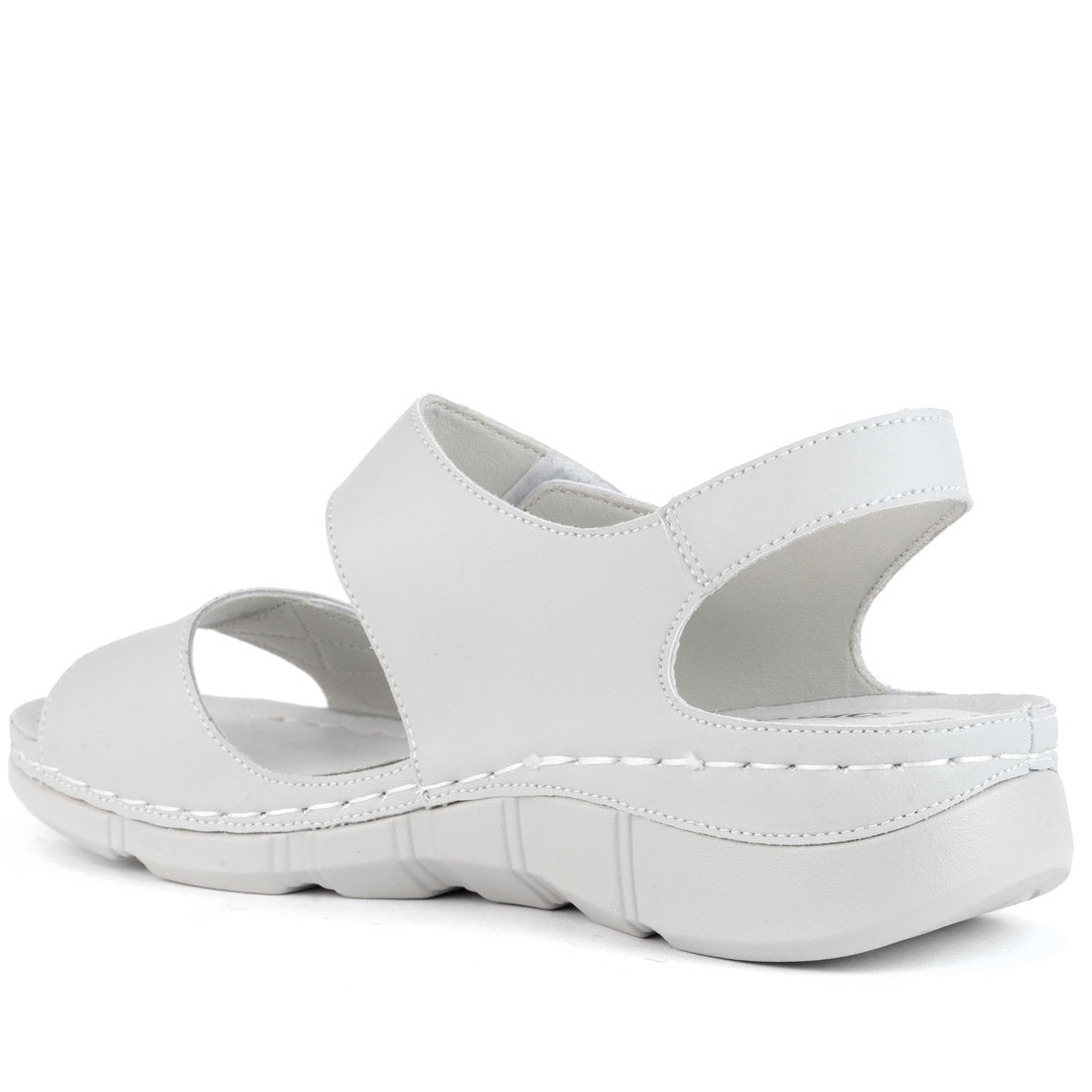 grey casual open sandals