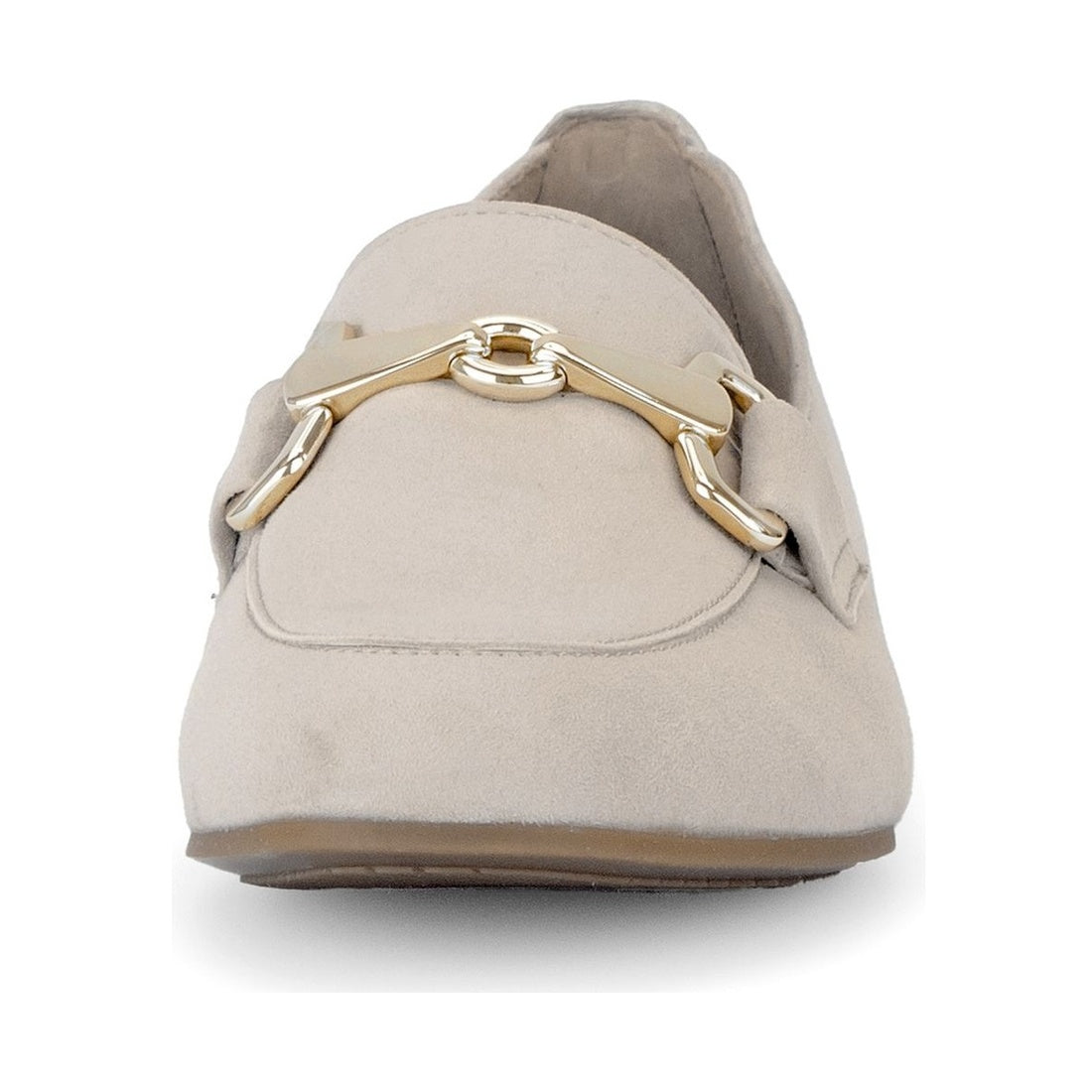 beige casual closed loafers