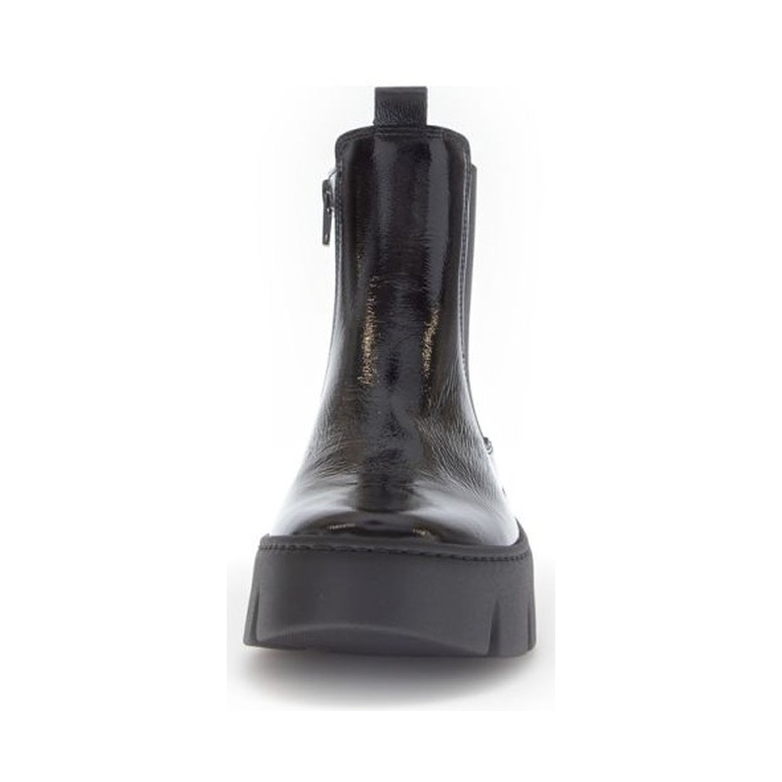 schwarz casual closed booties