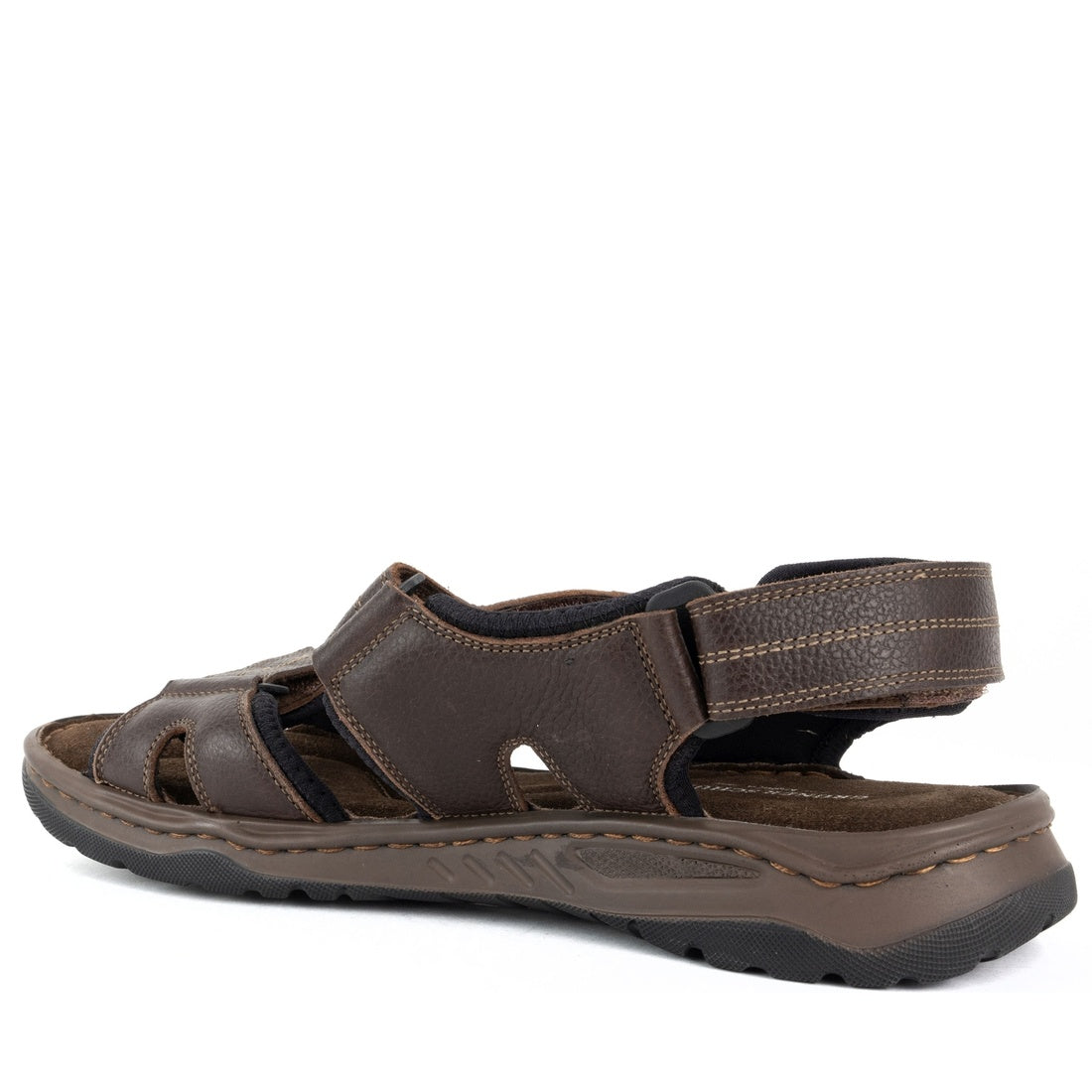 brown casual open sandals