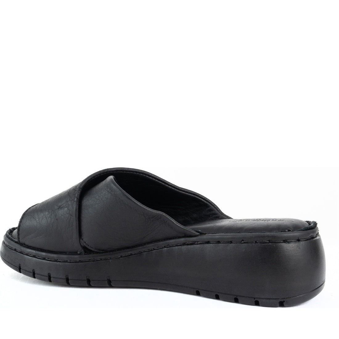 black casual sandals