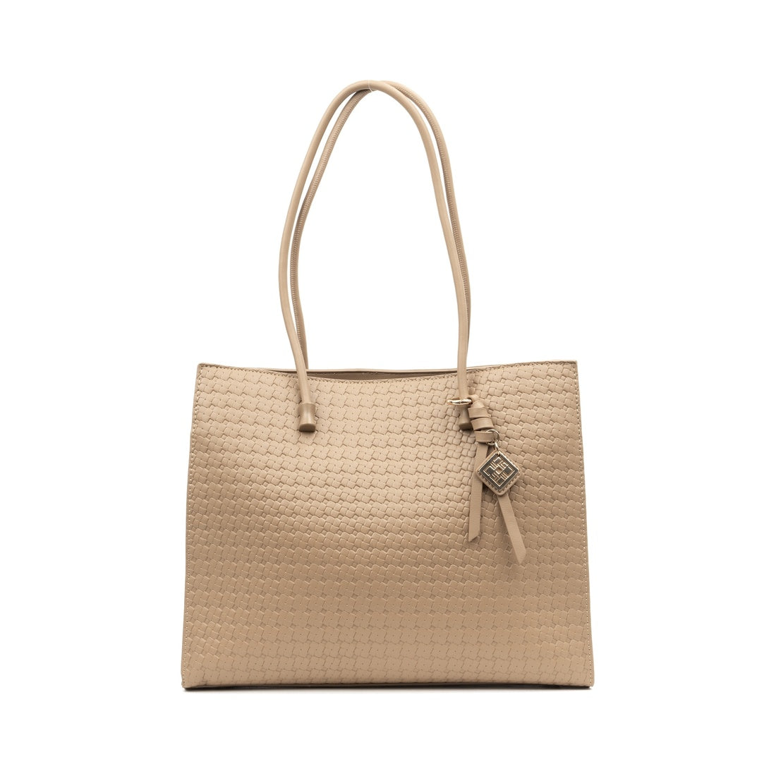 beige tote bag