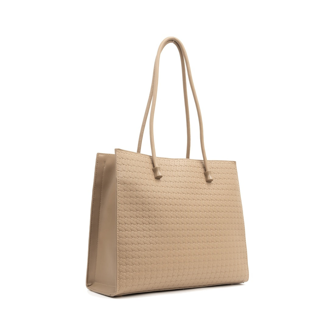 beige tote bag