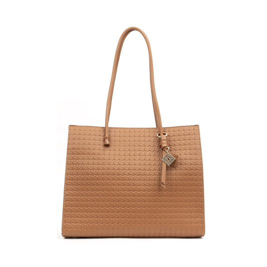 brown tote bag