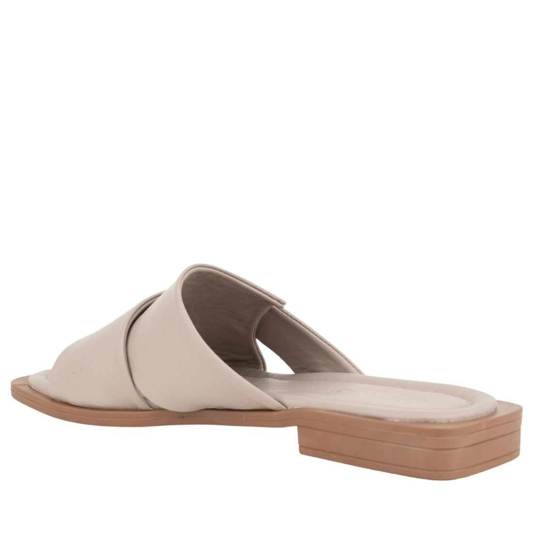 grey casual open slippers