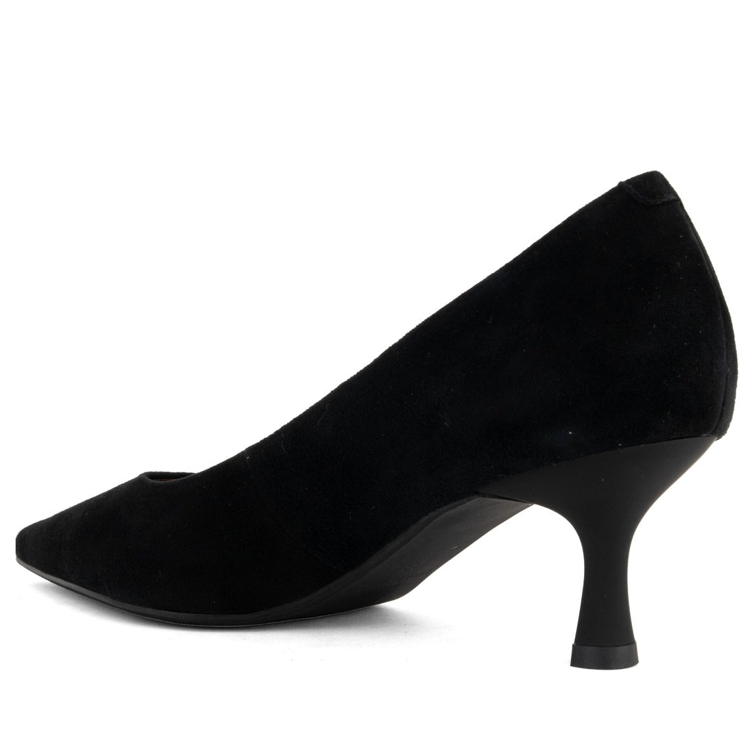black elegant closed pumps