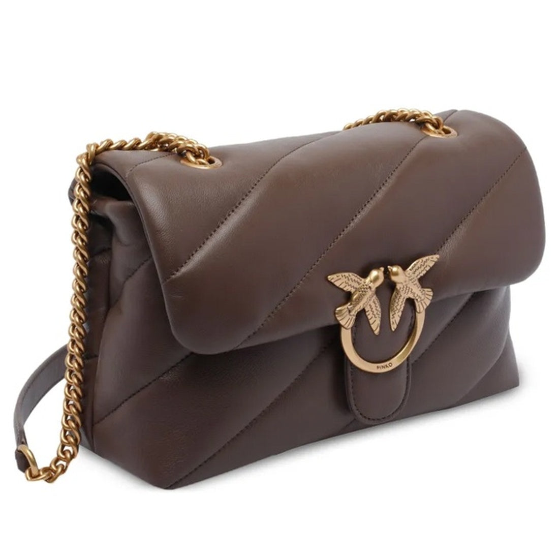 love puff classic sheep nappa shoulder bag