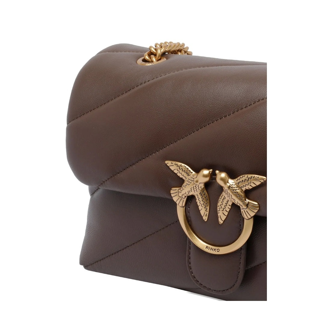 love puff classic sheep nappa shoulder bag