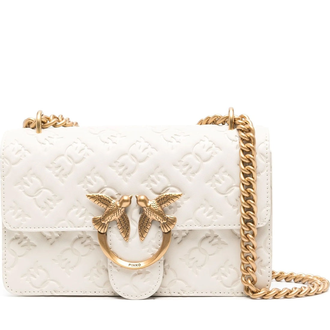 love one mini shoulder bag white