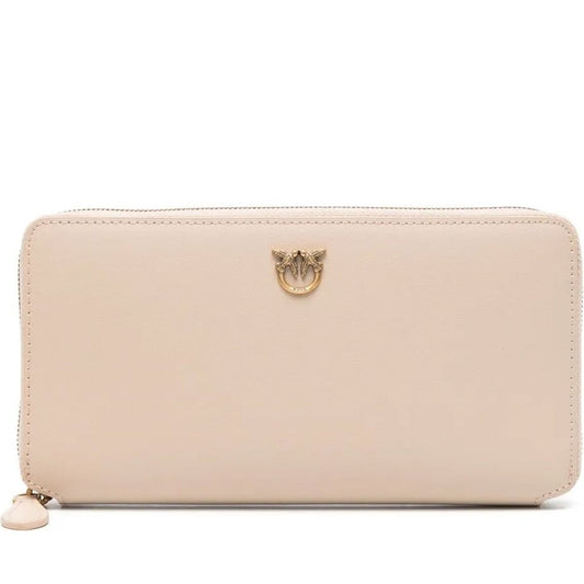 love birds wallet beige