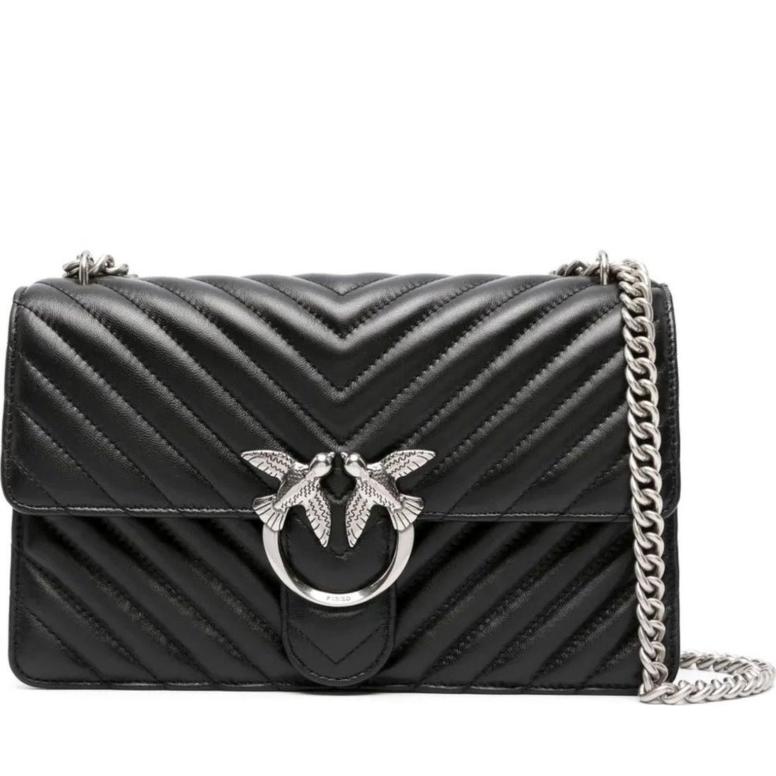 love bird quilted shoulder bag