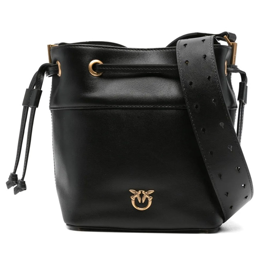 mini secchiello love birds shoulder bag