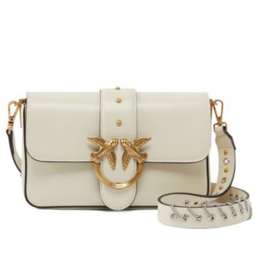 love one mini slouchy mb+charm shoulder bag