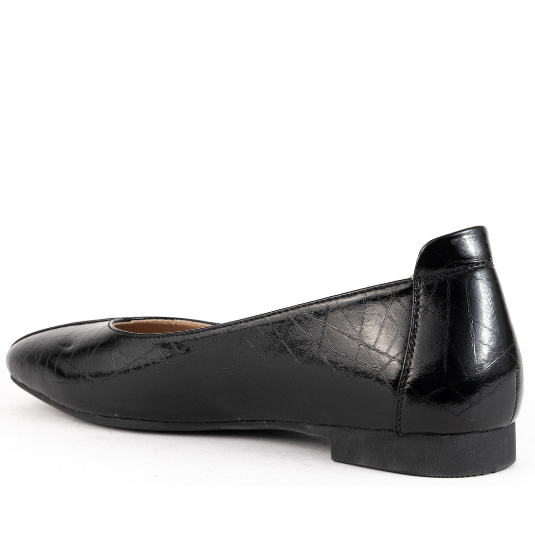 black elegant closed ballerinas