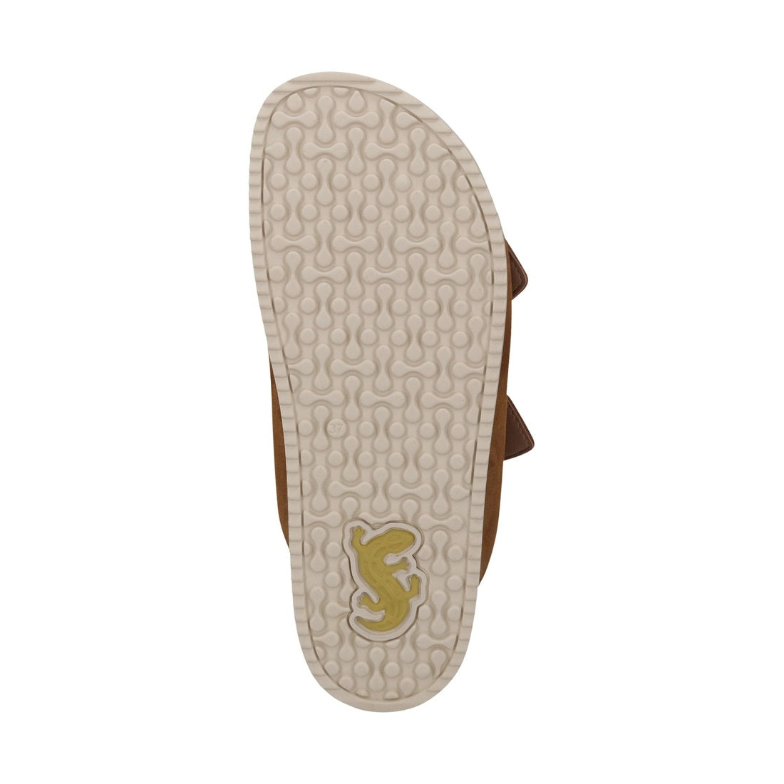 cognac casual open slippers