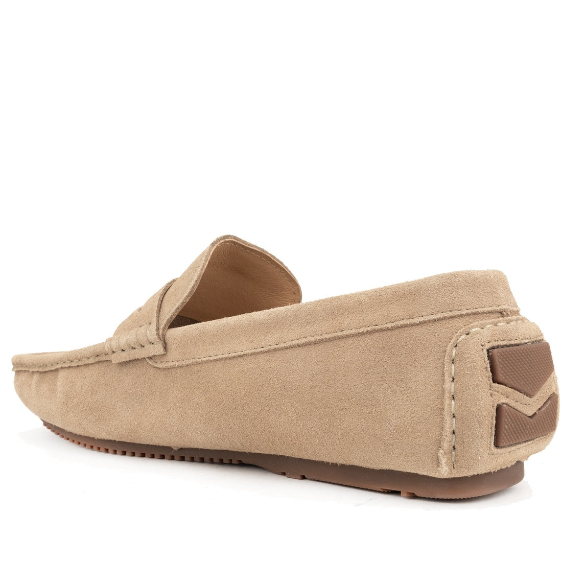 green casual closed mocasins