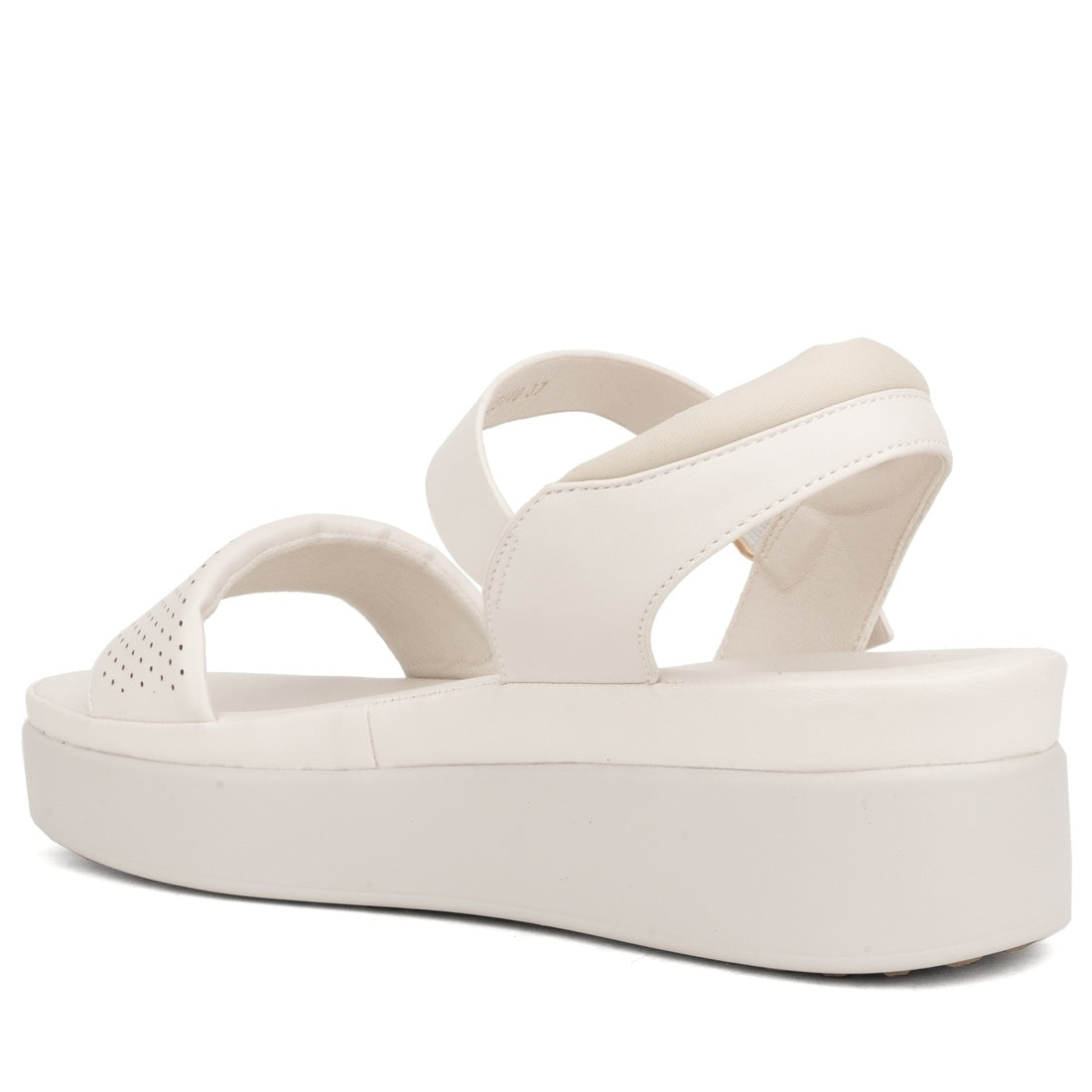 white open sandals