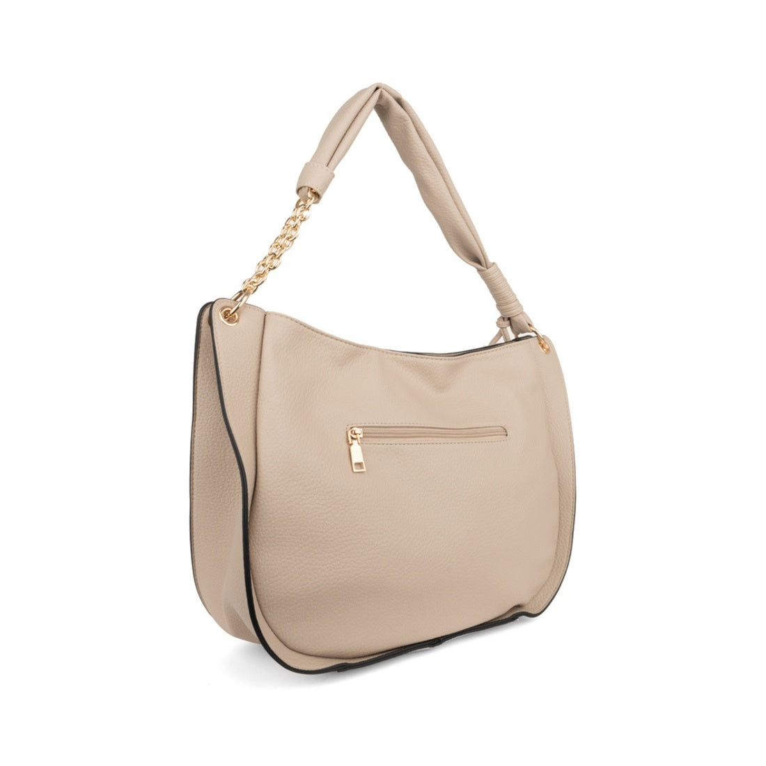 beige casual shoulder bag