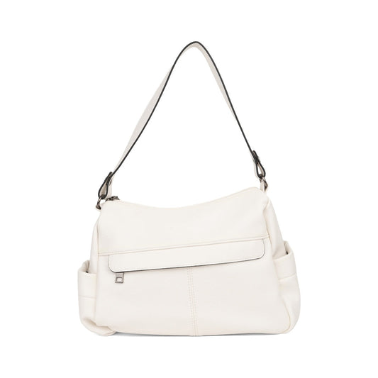 white casual shoulder bag